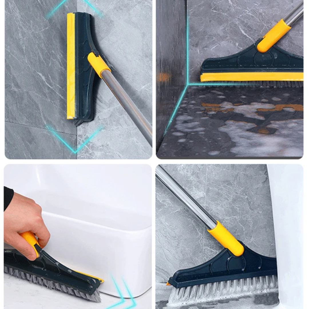PureClean Wand - Cepillo de limpieza 2 en 1 ajustable de 120°
