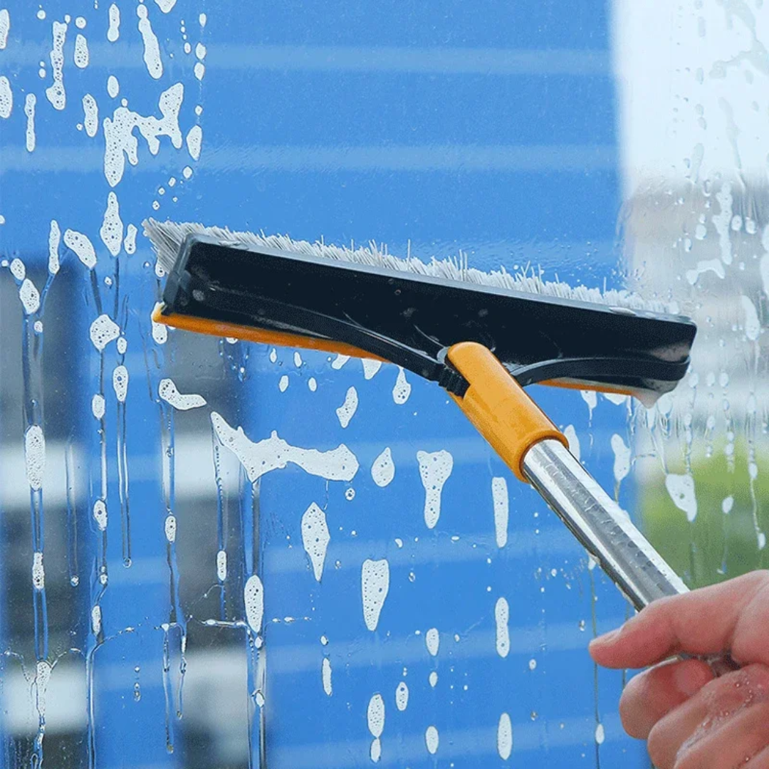 PureClean Wand - Cepillo de limpieza 2 en 1 ajustable de 120°