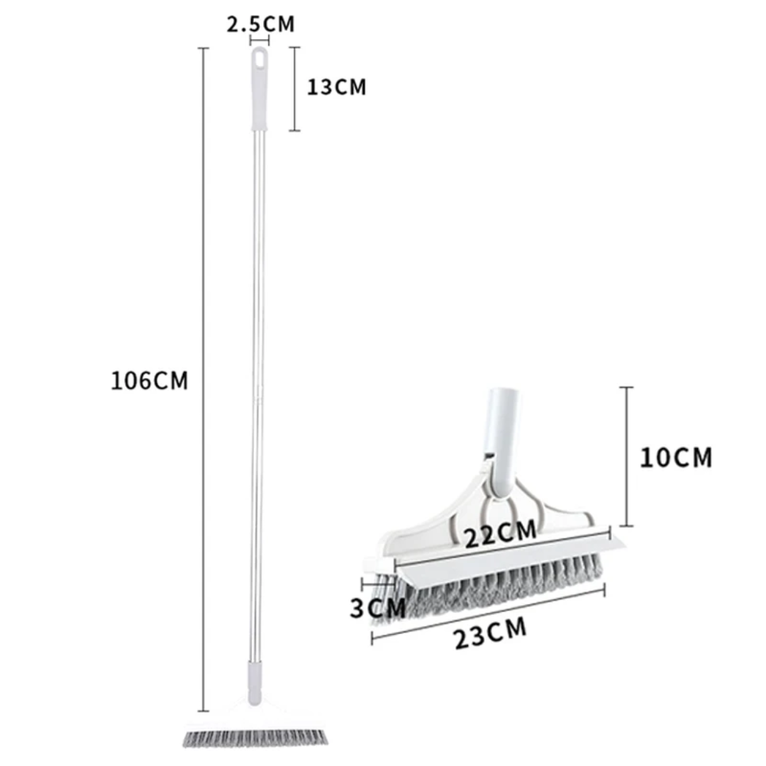PureClean Wand - Cepillo de limpieza 2 en 1 ajustable de 120°