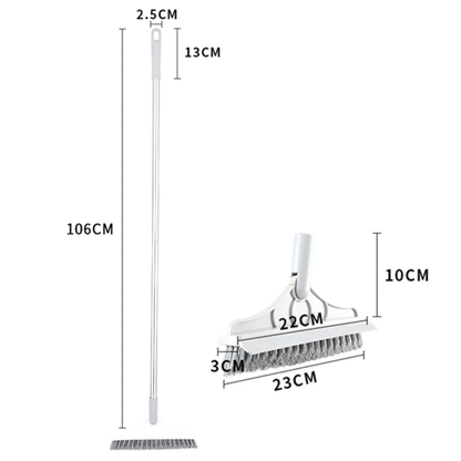 PureClean Wand - Cepillo de limpieza 2 en 1 ajustable de 120°