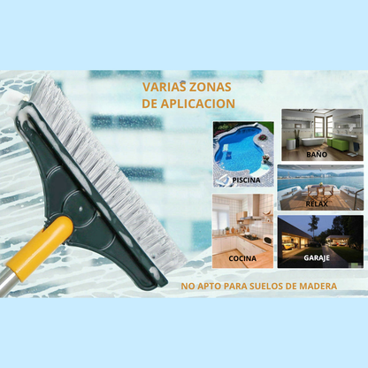 PureClean Wand - Cepillo de limpieza 2 en 1 ajustable de 120°